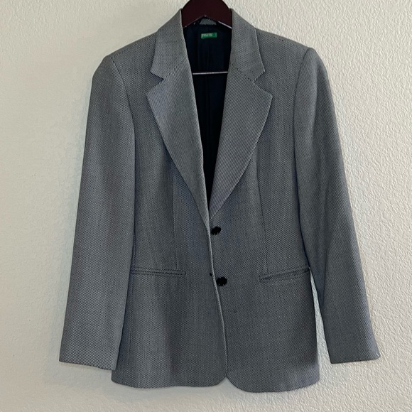 Benetton Women’s Blazer Made in Italy Size 40 - Picture 1 of 8